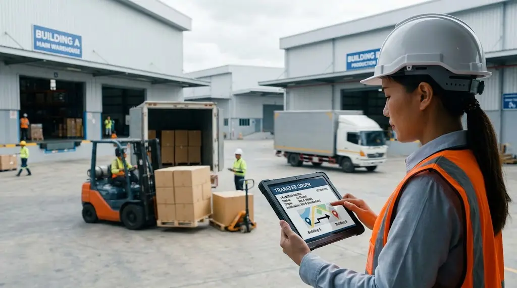 Stock Transfer — โอนย้ายสินค้าและวัตถุดิบระหว่าง Warehouse / Location
