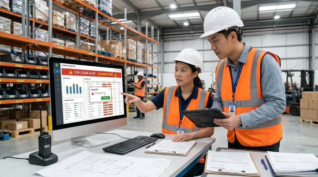 Minimum Stock Alert — แจ้งเตือนเมื่อ Stock ต่ำกว่าระดับที่กำหนด